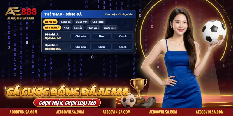 Cá Cược Bóng Đá AE888 – Kết Quả Vé, Giờ Trận Và Vốn Mỗi Vé