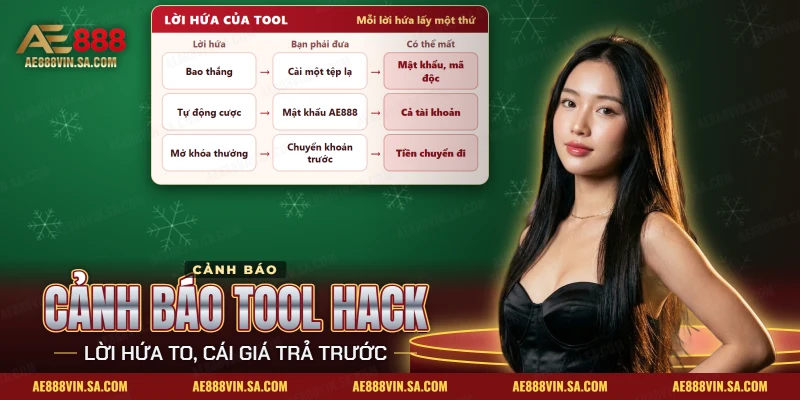 Cảnh báo tool hack AE888 và thứ người dùng có thể mất