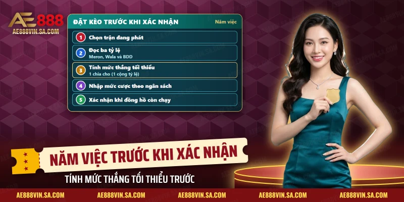 Năm việc đặt kèo đá gà Meron, Wala và BDD từ chọn trận đang phát đến lúc xác nhận vé