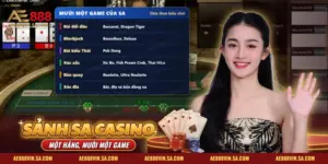 Sảnh SA Casino AE888: SA Gaming Là Hãng Nào, Game Gì, Vào Thế Nào