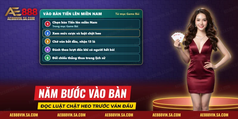 Các bước vào bàn Tiến lên miền Nam từ mục Game Bài đến lịch sử trò chơi